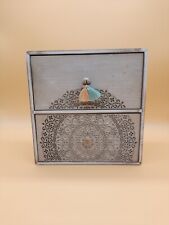 MDF Drawers - Tabletop/Desk Drawer Storage - Mandala Design - Good Condition 
