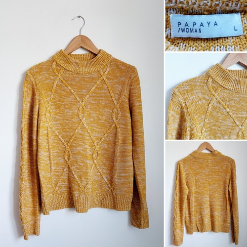 Papaya mustard yellow chunky - papaya,