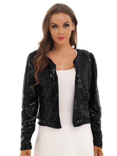 Womens sequin jacket long - sequin,