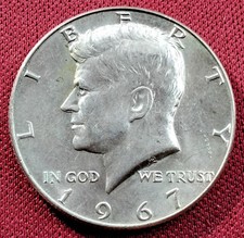 1967 USA JFK KENNEDY HALF