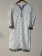 Pakistani Wedding Party Dress Suit Women's Embroidered Chiffon 3pc Stitched