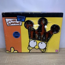 Vintage The Simpsons Chess Set