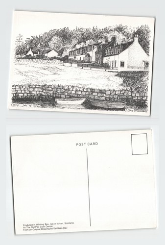 Vintage postcard corrie - postcard, isle