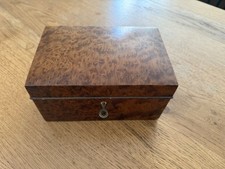 Art deco 1930s dunhill London bird's eye cigar humidor