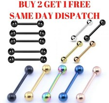 Tongue New Bars Ear Eyebrow