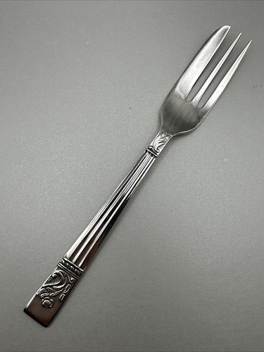 Vintage silver plate - plate, fork