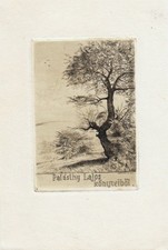 Exlibris Bookplate Radierung