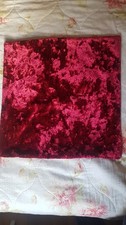 Red Crushed Velvet Thick