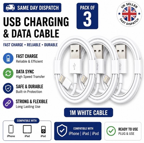 Iphone charger pack cable - 3,