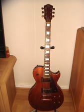 AXL Badwater Antique brown  1216 Les Paul Electric Guitar