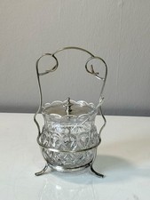 Vintage Cut Glass Sugar Bowl