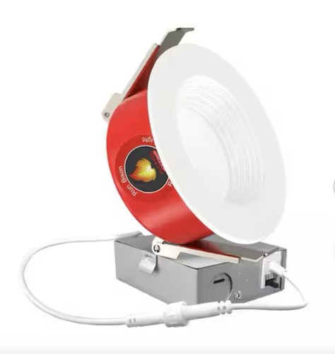 4in fire rated - fire, led