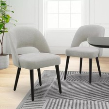 Kobe Grey Fabric Dining Chairs