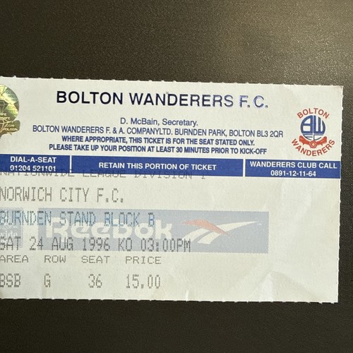 Bolton wanderers norwich - wanderers, v