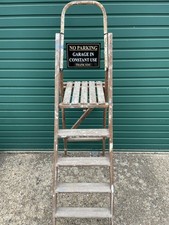 Vintage Wooden Stepladder Five