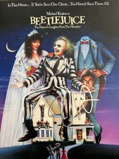 Tim Burton Signed Beetlejuice