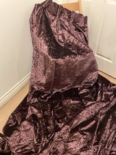 MTM crushed Velvet Curtains