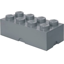 OFFICIAL LEGO STORAGE BRICK BOX DARK GREY GIANT BUILDING BLOCKS