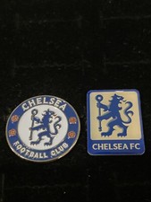 Pair Of Chelsea Fc Badges 