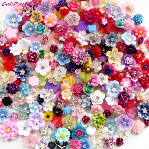 100pcs nail art - art, flowers