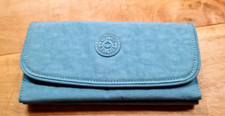 Kipling Light Blue Brownie Large Purse/Wallet