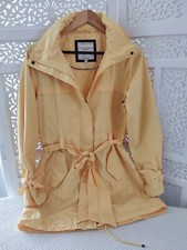 JOULE YELLOW SUMMER LIGHTWEIGHT SHOWERPROOF BELTED COAT PAKAMAC S