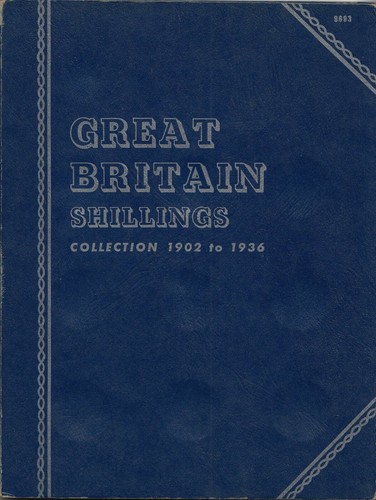 Whitman folder shillings coins - folder,