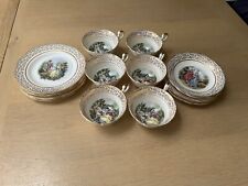 Vintage Aynsley/Imperial 22ct Gold Bone China Tea Set