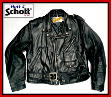 Classic SCHOTT Black Leather 118 Perfecto Jacket. Excellent Condition & Quality.