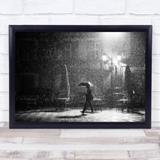 Umbrella Street Person Rain