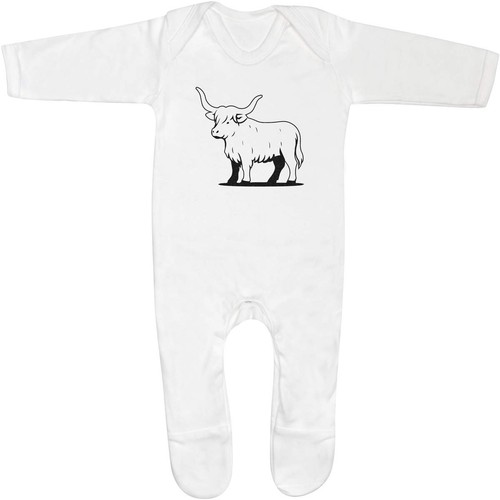 Standing highland cow baby - 'standing,