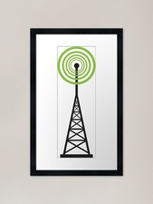 Radio tower 6 Framed Art Print