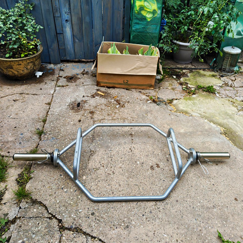 Olympic steel hex trap - steel, barbell