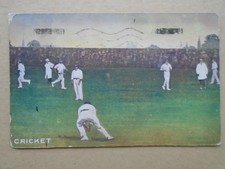 Cricket Themed Postcard 1915