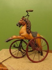 Antique French Horse Tricycle