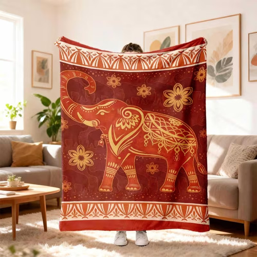 Bohemian elephant themed - bohemian,