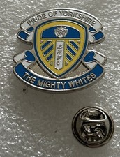Very Rare Collectable Leeds United Supporter Enamel Badge - Wear With Pride