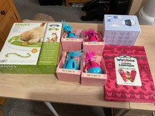 CATIT PIXI SPINNER & senses 2 play circuit & 4 x Webbox sway & swot toy & advent