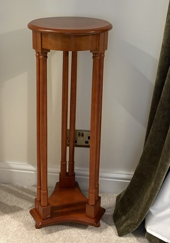Tall wooden plant stand - tall,