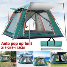 4-5 Man Automatic Instant Double Layer Pop -Up Camping Tent Outdoor 215cmx215cm