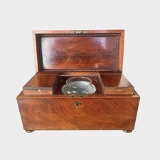 Antique Regency Tea Caddy