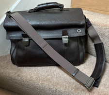 Montblanc men's briefcase dark