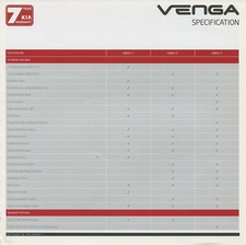 CAR SPECIFICATIONS BROCHURE - KIA VENGA - JULY 2011