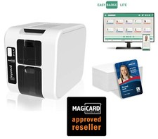 Magicard Pronto 100 Plastic Card Printer with FREE Software, Cards & Delivery.