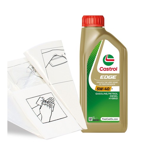 Engine oil topup castrol edge - engine,