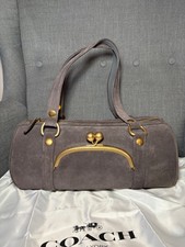 COACH BARREL KISSLOCK BAG
