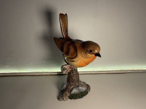 Vintage ceramic robin - vintage,