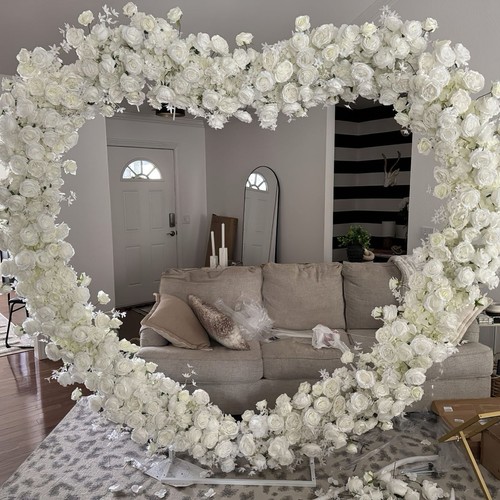 Heart shape wedding arch - heart,