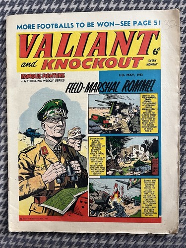 Valiant and knockout comic - valiant,
