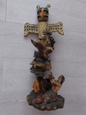 Totem Pole 21" Tall Indian